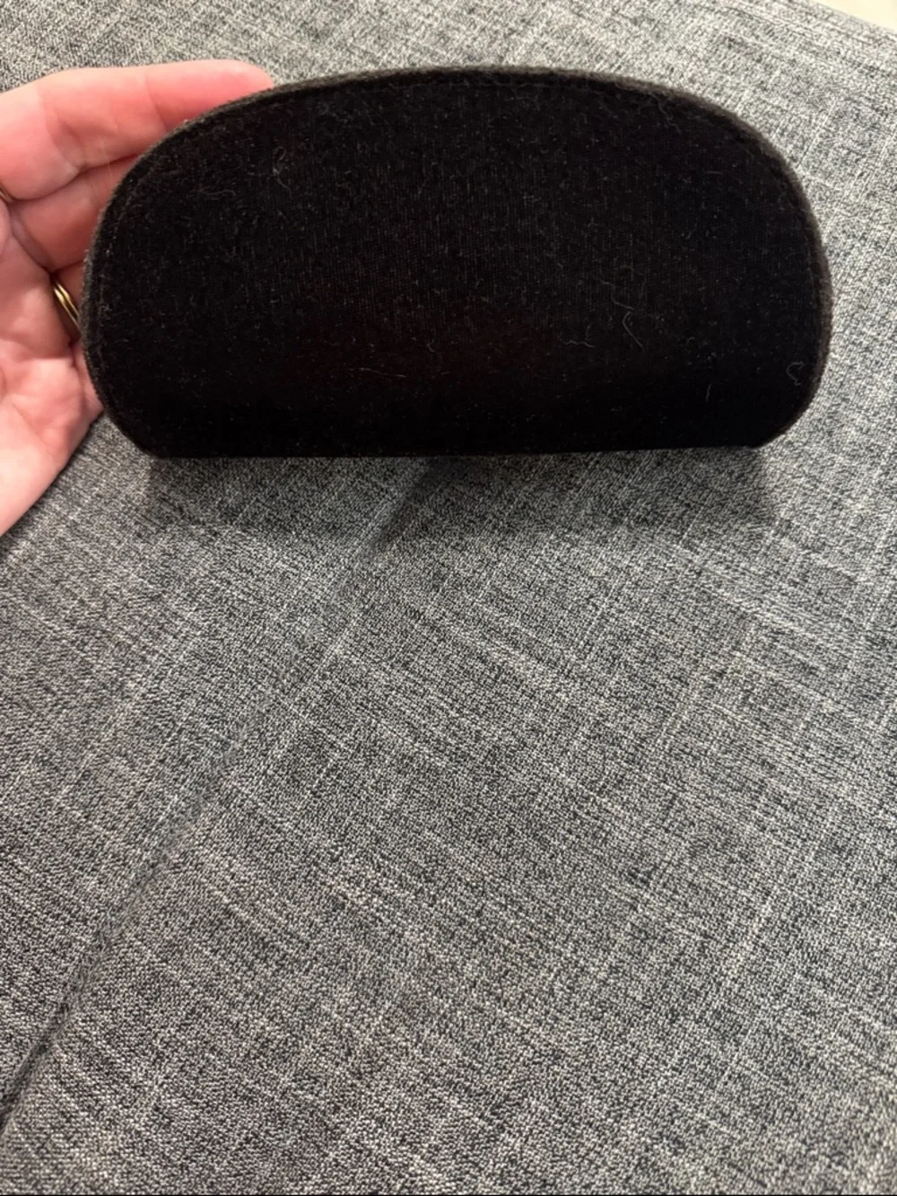 Tom Ford Velvet Sunglasses Case Brown w/ Cleaning Cloth